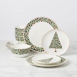 Lenox Westmore Evergreen 12-Piece Dinnerware Set