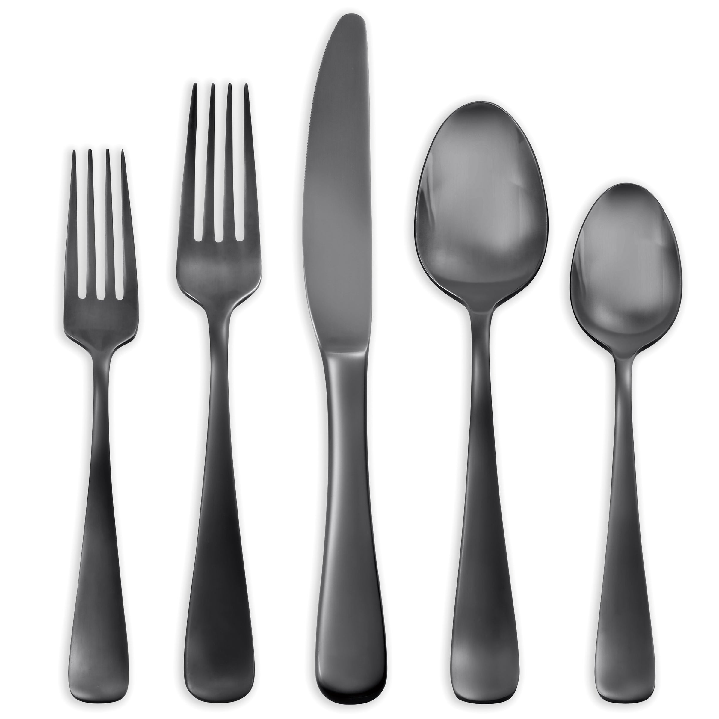 Lenox Westmore Opera Black Titanium 30-Piece Flatware Set