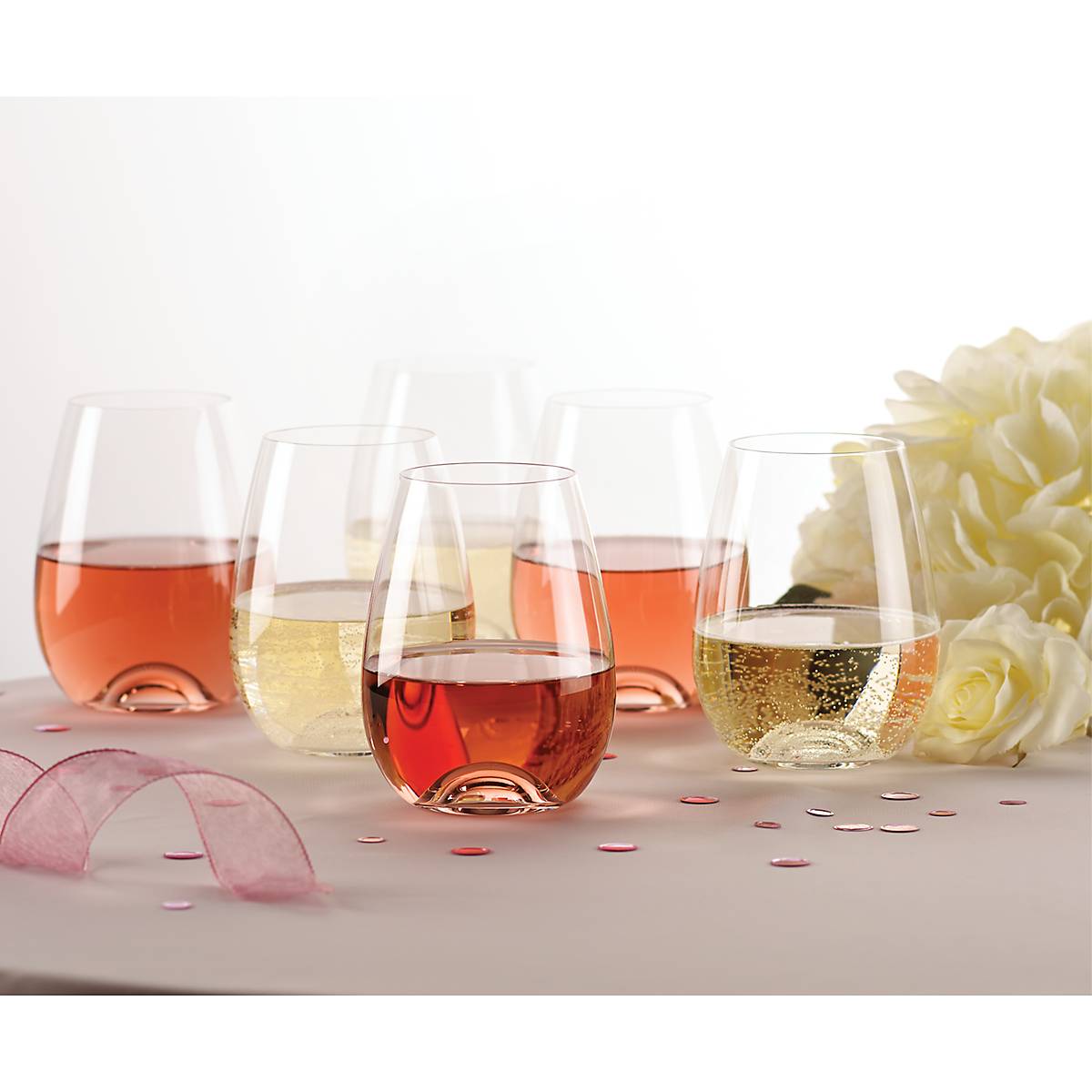 Lenox Westmore Tuscany Classics Stemless Wine Glasses, Set of 6 - Image 7