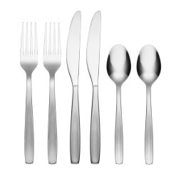 Alternative view of Lenox Westmore Paulina Satin Mirror 6-Piece Flatware Set