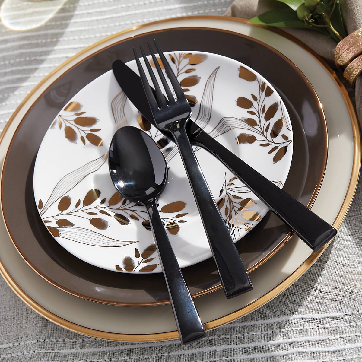 Lenox Westmore Colebrook Onyx 5-Piece Place Setting - Image 7