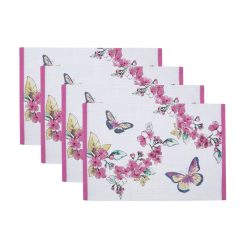 Lenox Westmore Butterfly Meadow Floral Placemats, Set of 4