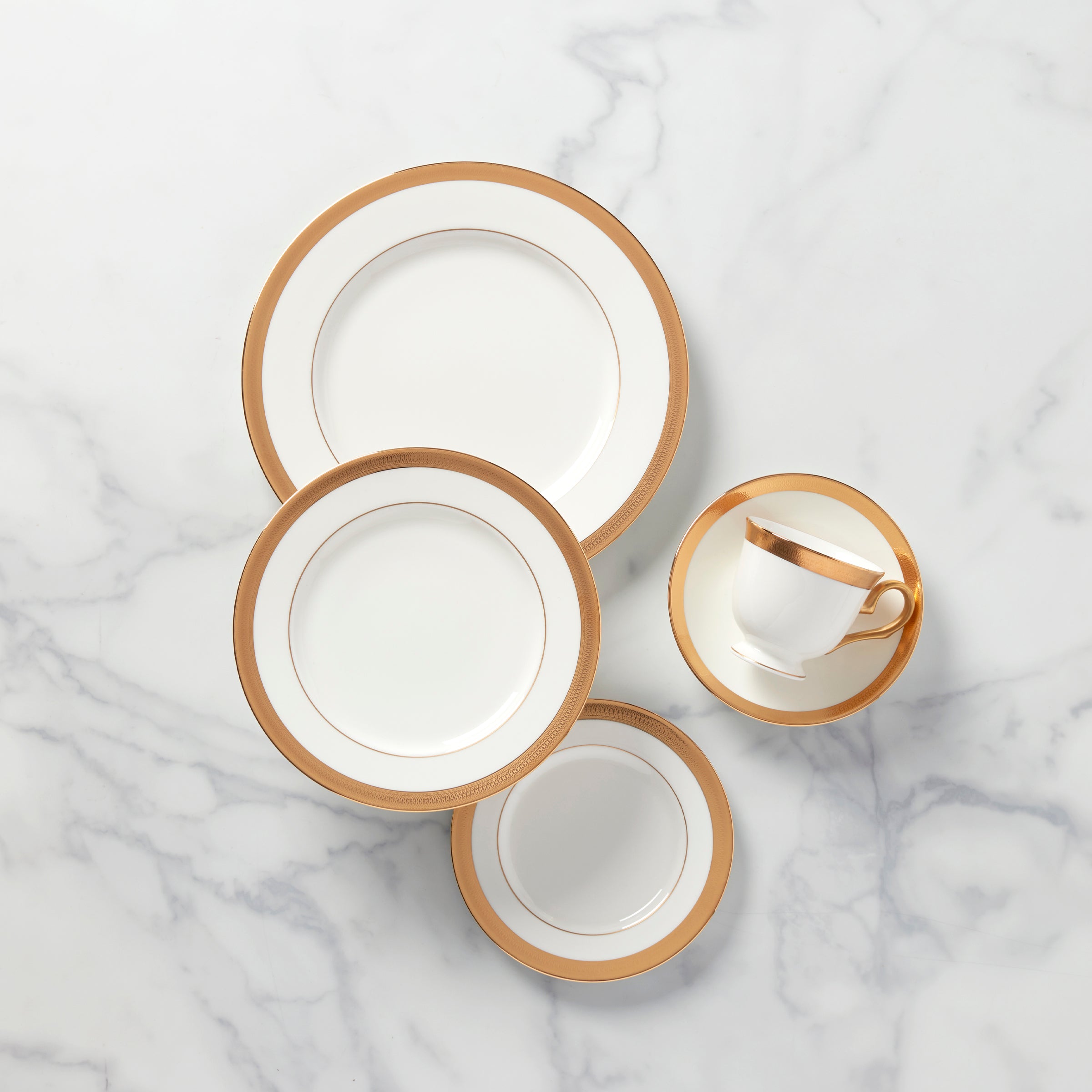 Lenox Westmore Lowell White 5-Piece Place Setting