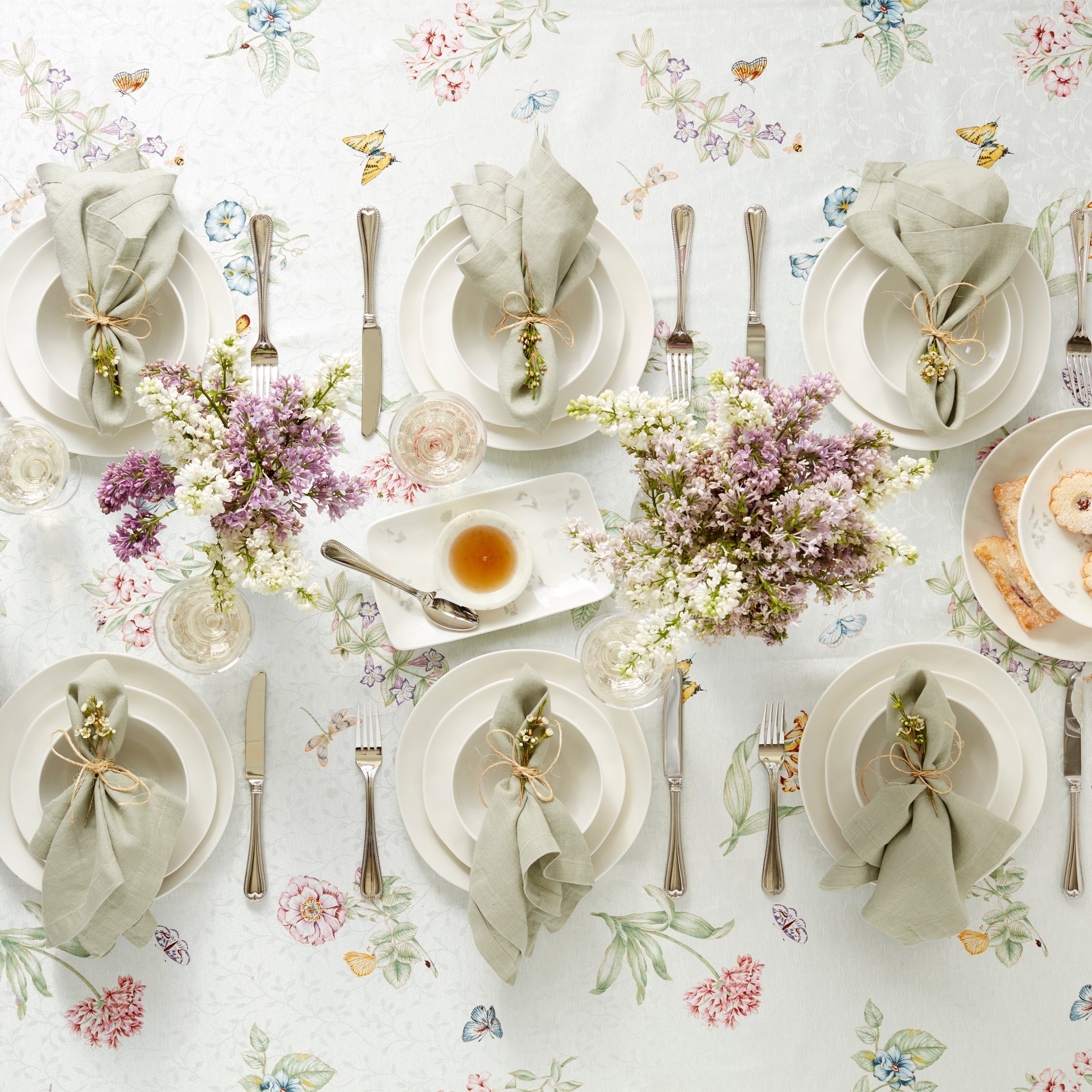 Lenox Westmore Bay Colors White 12-Piece Dinnerware Set - Image 2