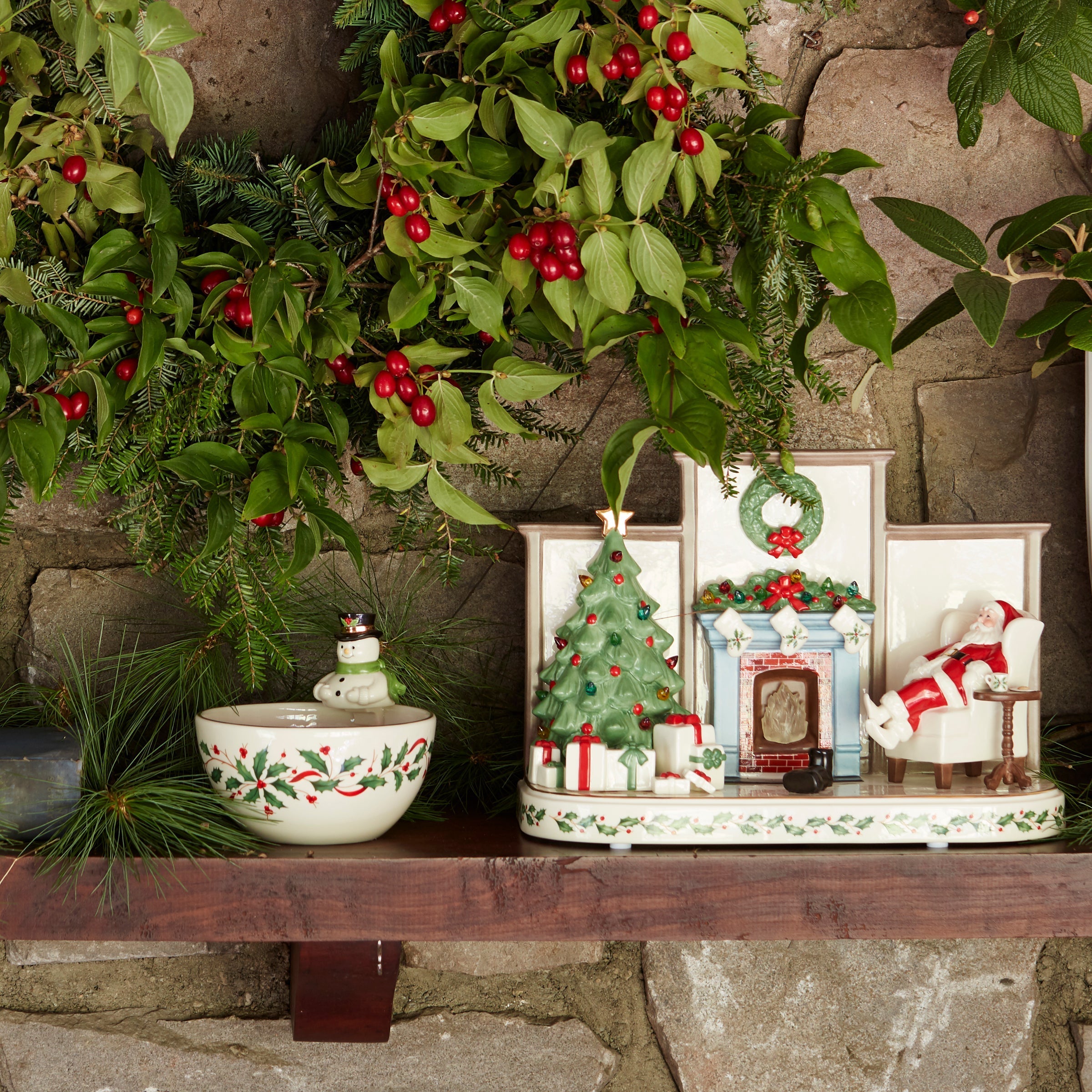 Lenox Westmore Holiday Snowman Bowl - Image 3