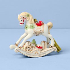 Lenox Westmore 2026 Baby's 1st Christmas Vintage Rocking Horse Ornament