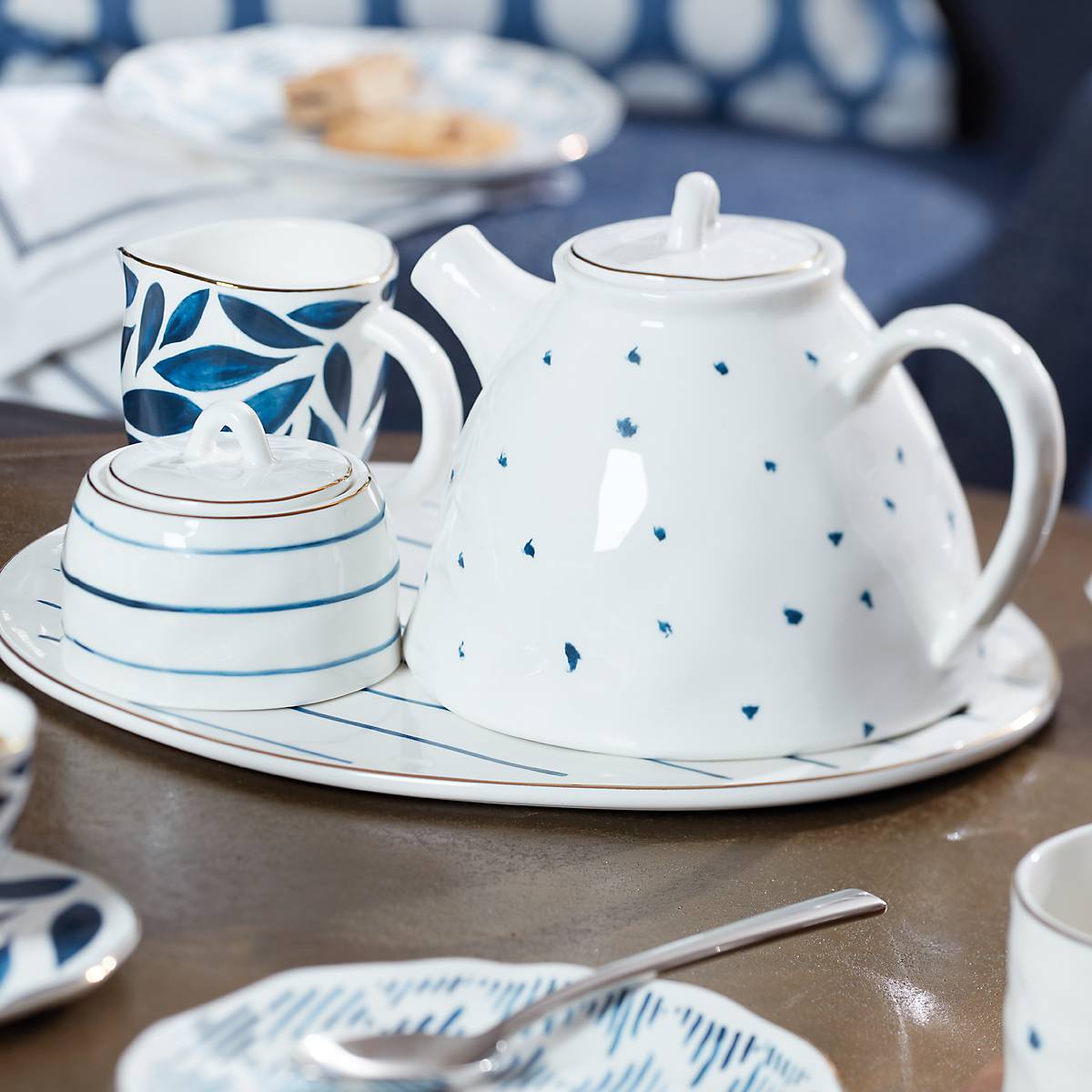 Lenox Westmore Blue Bay Teapot - Image 2