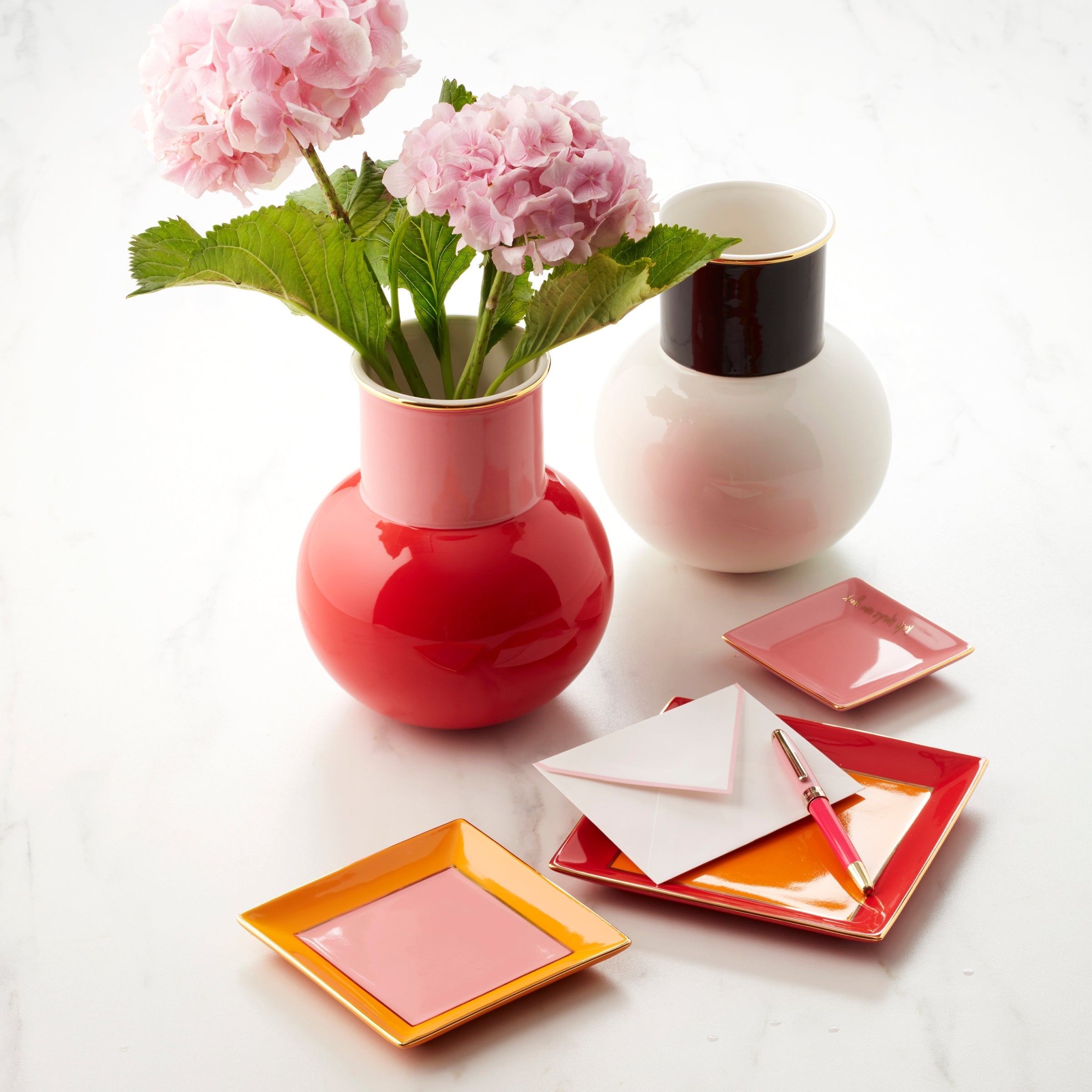 Lenox Westmore Make It Pop Warm Red 3-Piece Tray Set - Image 4