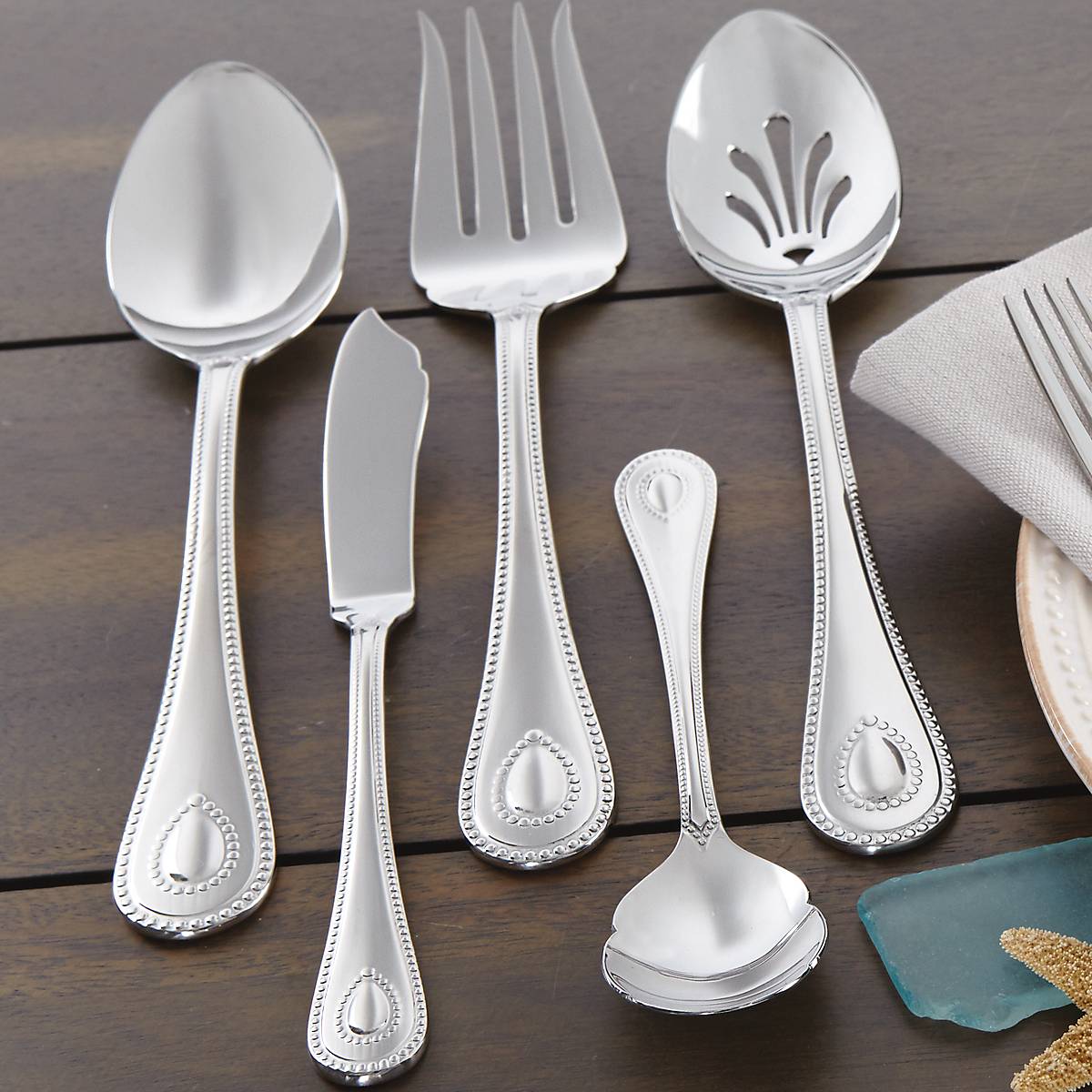 Lenox Westmore French Perle 65-Piece Flatware Set - Image 8
