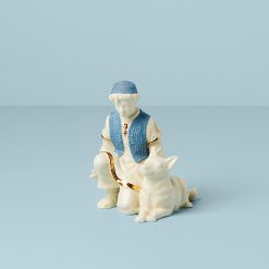 Lenox Westmore First Blessing Nativity Shepherd & Dog Figurine