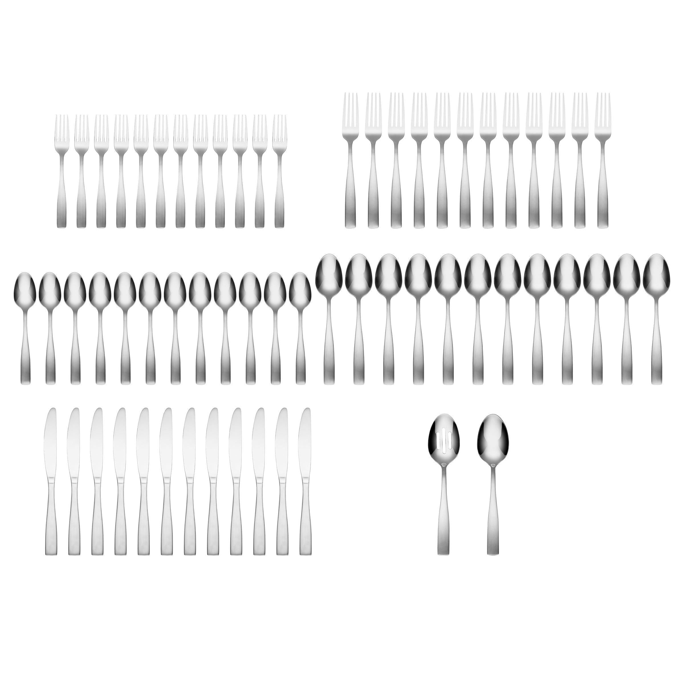 Lenox Westmore Madison Satin 62-Piece Flatware Set with Wood Tray - Image 2