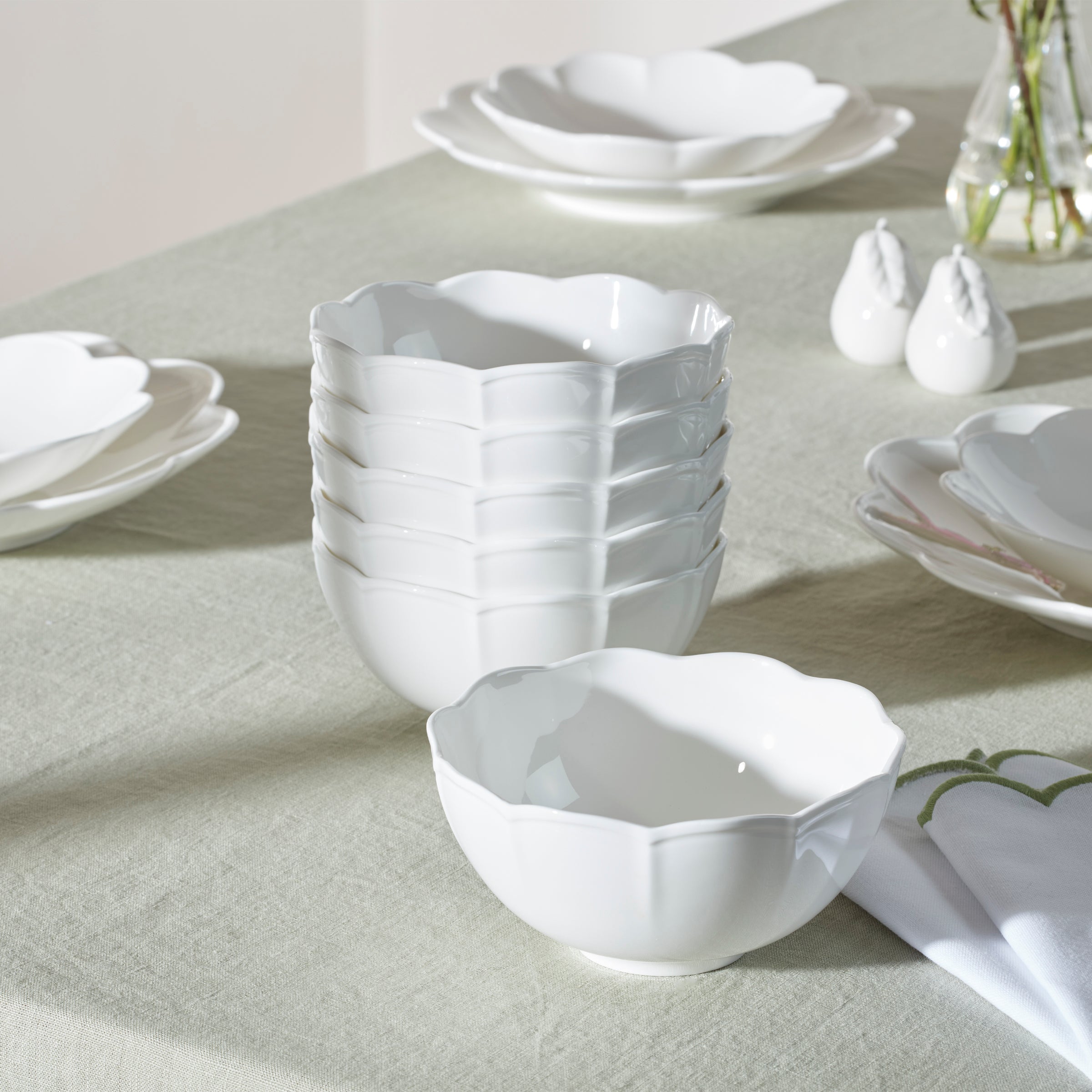 Lenox Westmore Studio 1414 Scallop All-Purpose Bowls, Set of 6 - Image 4