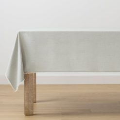 Lenox Westmore French Perle Solid Dove Grey 60x120 Tablecloth