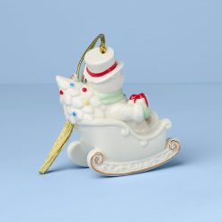Alternative view of Lenox Westmore Personalized Snowman Ornament