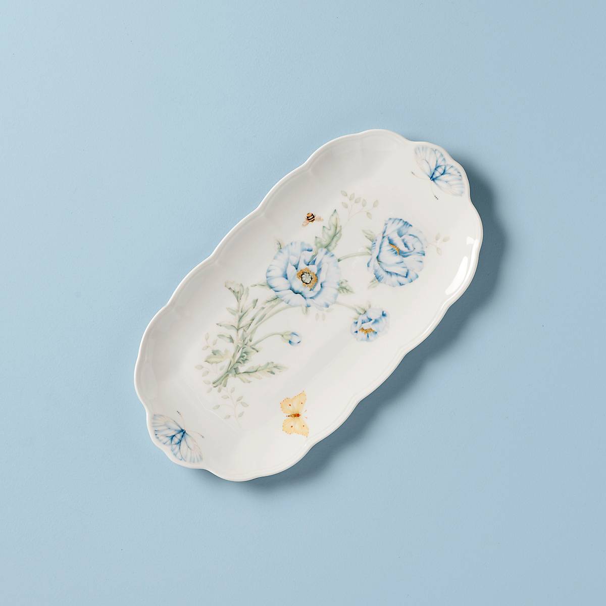 Lenox Westmore Butterfly Meadow Oblong Sandwich Tray