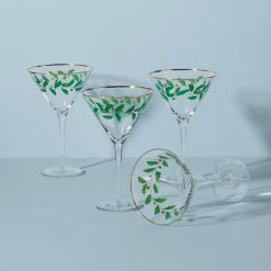 Lenox Westmore Holiday Martini Glasses, Set of 4