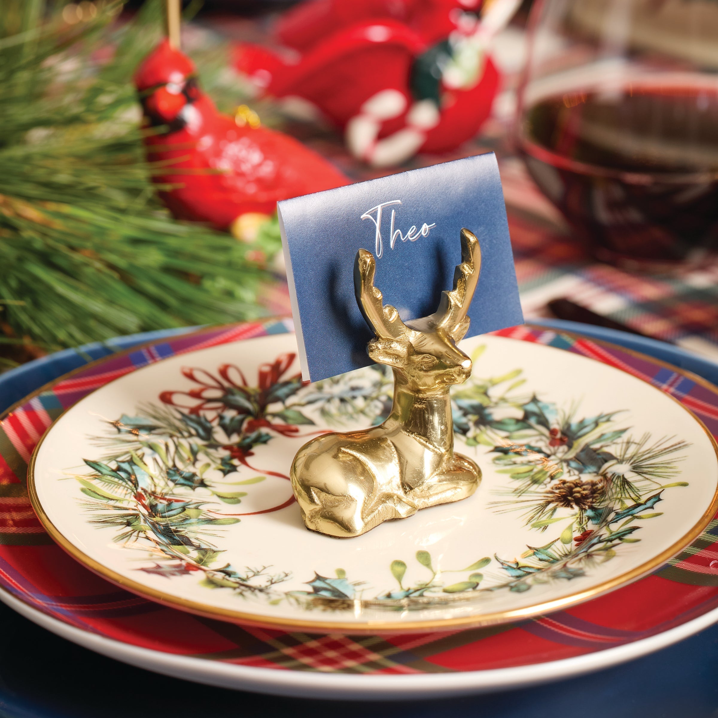 Lenox Westmore Winter Greetings 12-Piece Dinnerware Set - Image 2