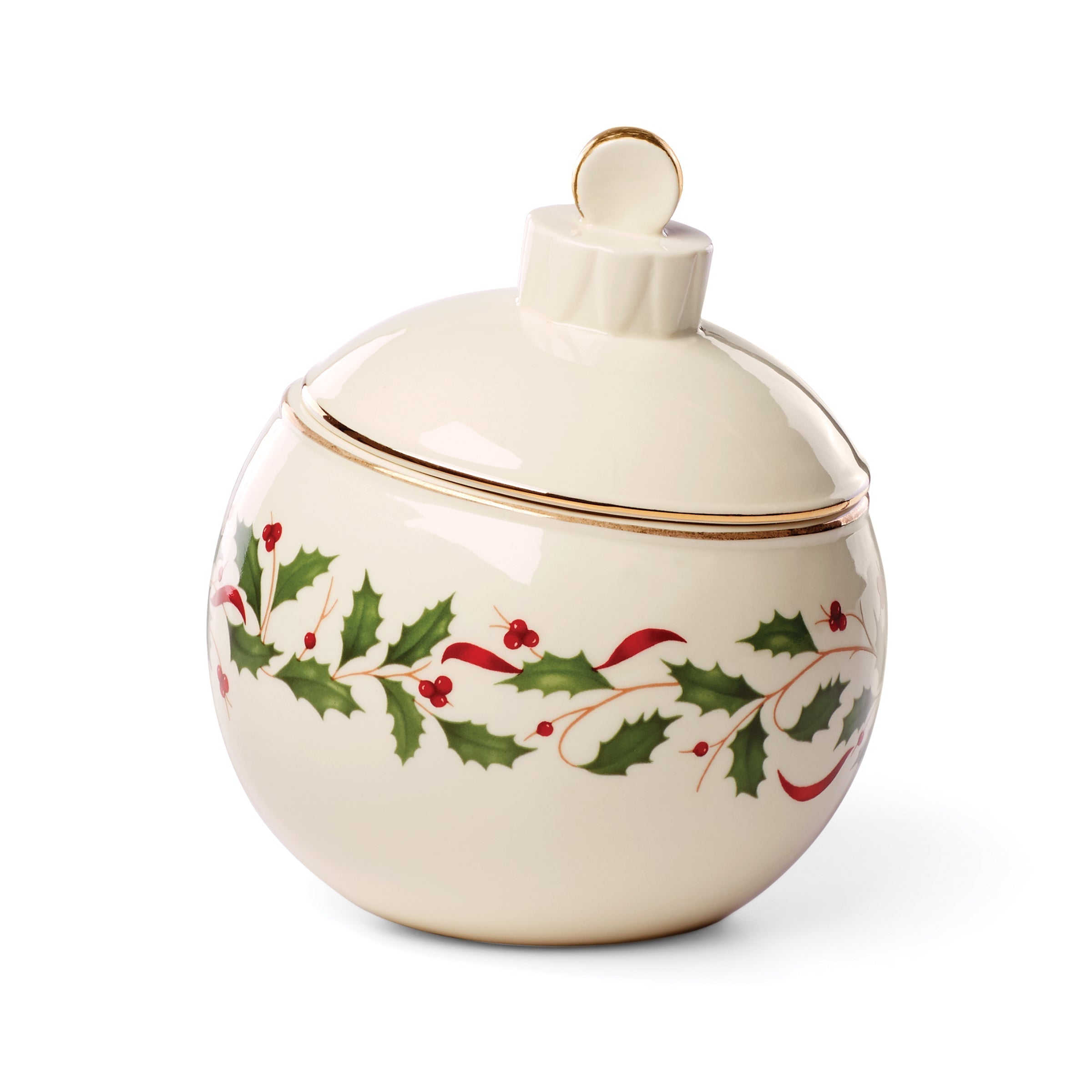 Lenox Westmore Holiday Ornament Candy Jar - Image 4