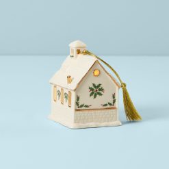 Alternative view of Lenox Westmore Christmas Village School Lit Ornament