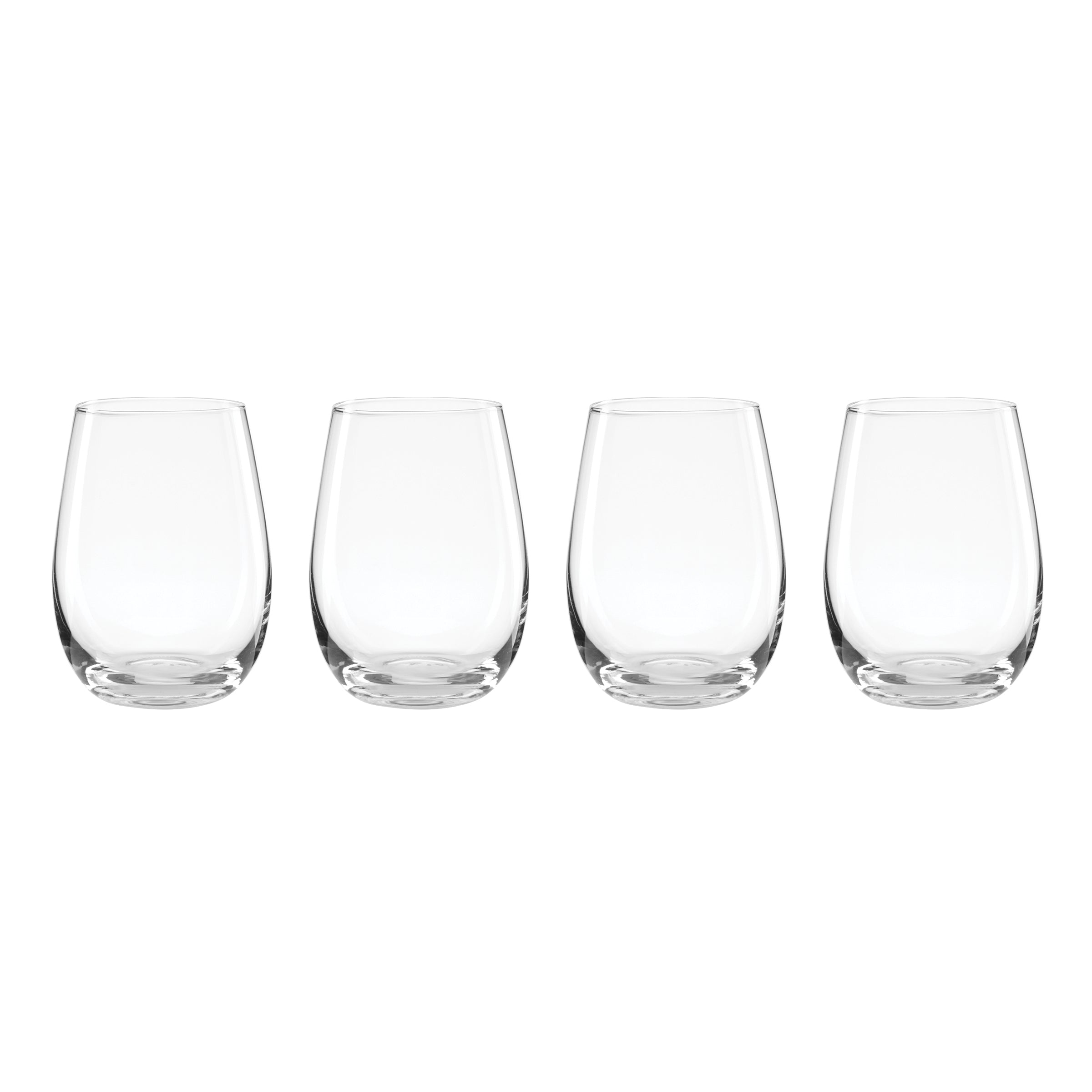 Lenox Westmore 5 O'Clock Stemless Wine Glasses, Set of 4