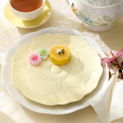 Alternative view of Lenox Westmore Butterfly Meadow Floral Yellow Accent Plates, Set of 4