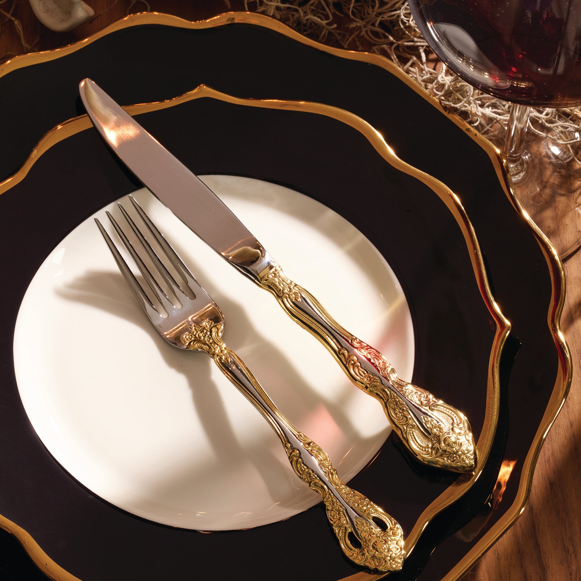 Lenox Westmore Golden Michelangelo 20-Piece Flatware Set - Image 7