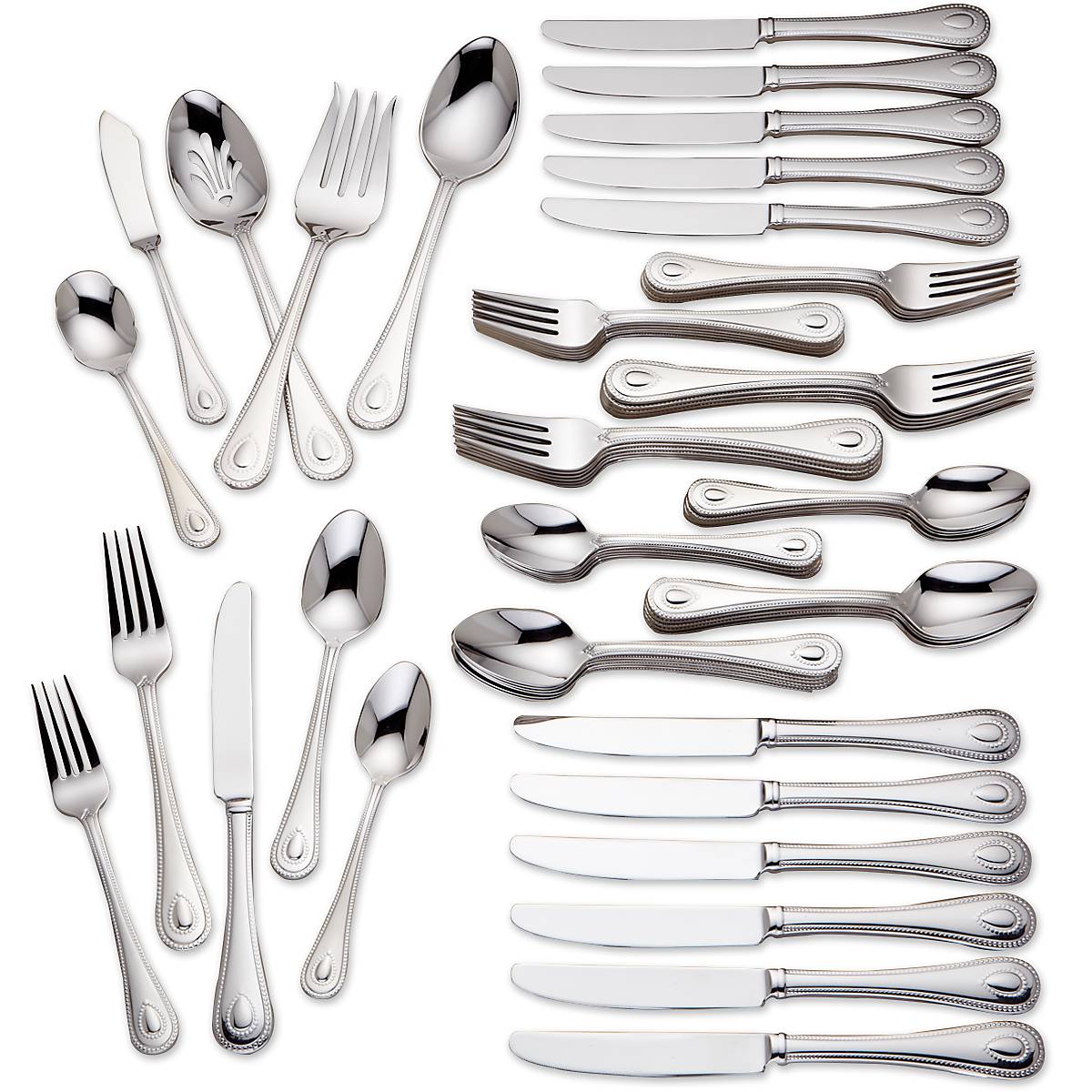 Lenox Westmore French Perle 65-Piece Flatware Set - Image 2