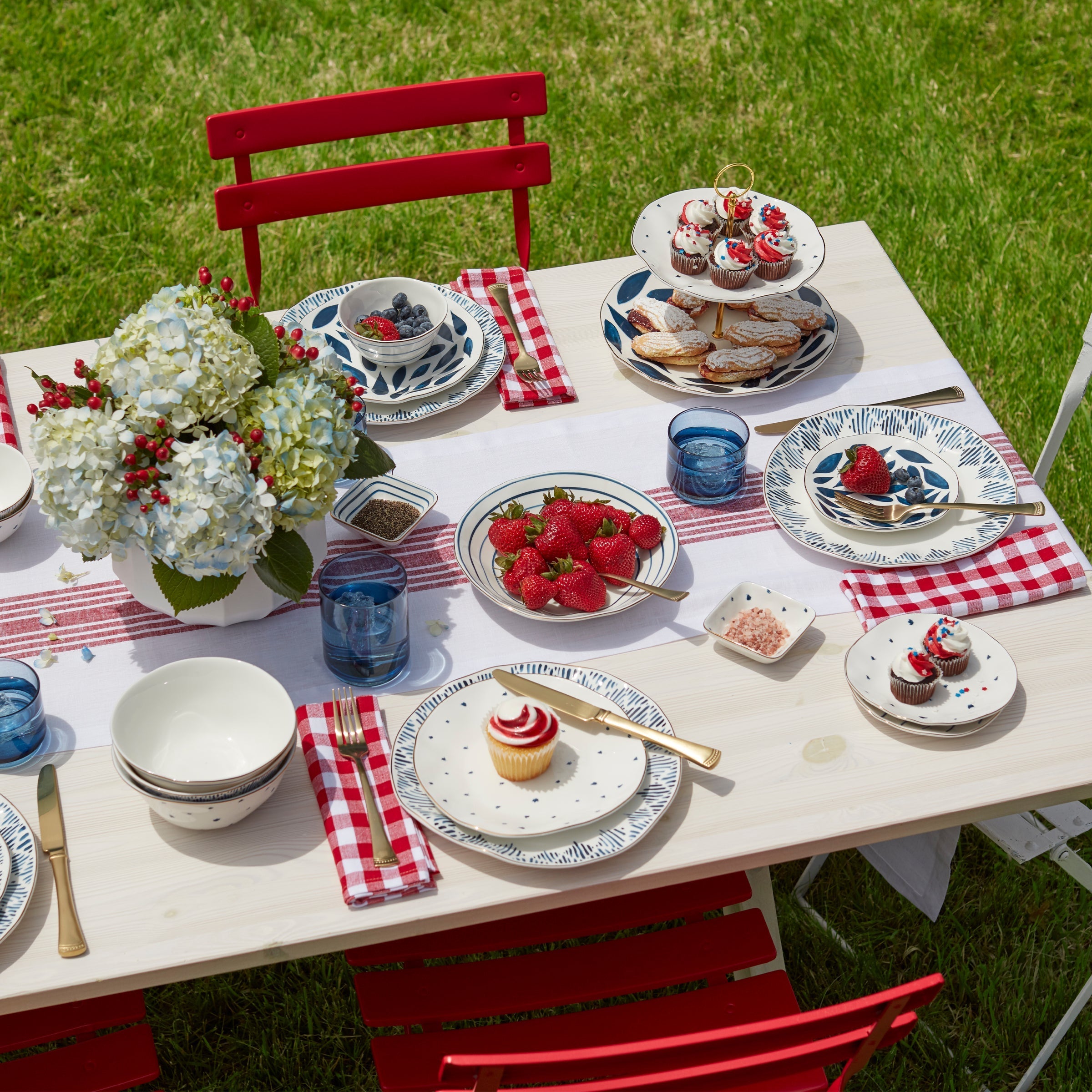 Lenox Westmore Blue Bay 12-Piece Dinnerware Set - Image 4