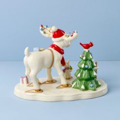 Alternative view of Lenox Westmore Marcel The Moose Delivering Gifts Figurine
